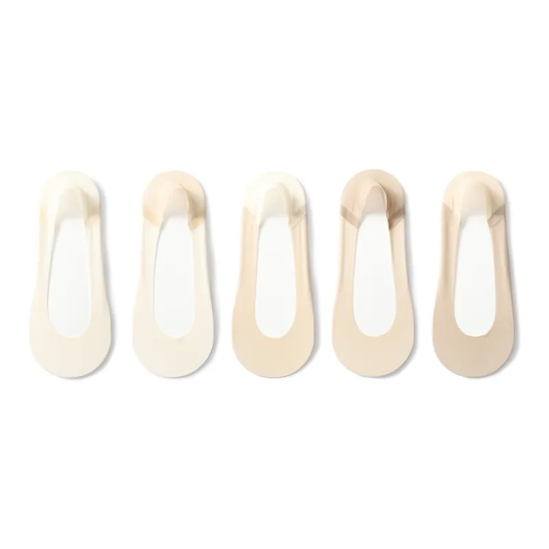 Primeet No Show Socks Women's 5 Pack-9