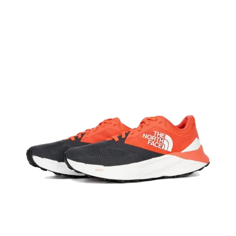 THE NORTH FACE Vectiv Enduris Slip Resistant, Abrasion Resistant Cushioning Low Top Outdoor Shoes Women's Black Orange-2