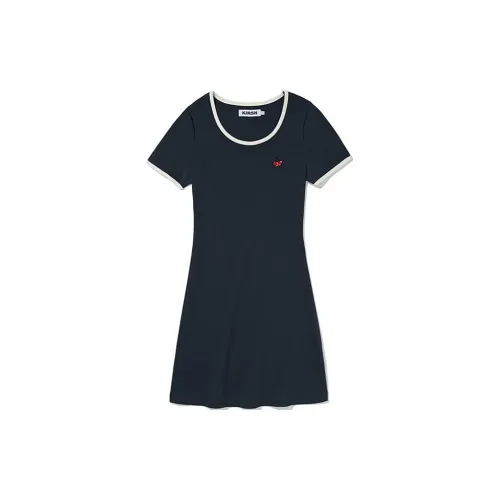 Kirsh Short-Sleeved Dresses Women's Dark Marine Blue