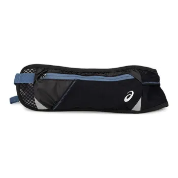 Asics Polyester Fanny Pack Unisex Black & Blue