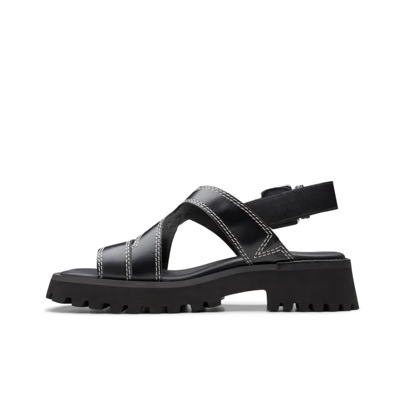 Clarks Beach Sandals Women's Black-0