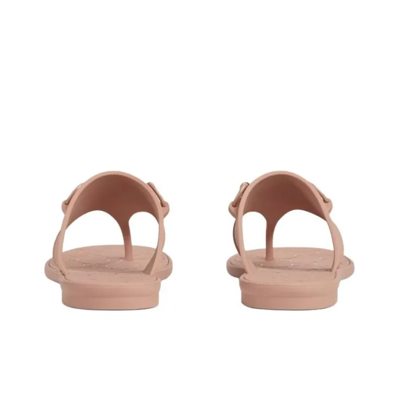GUCCI Horsebit Rubber Sole Flip Flops Women's Pink-3