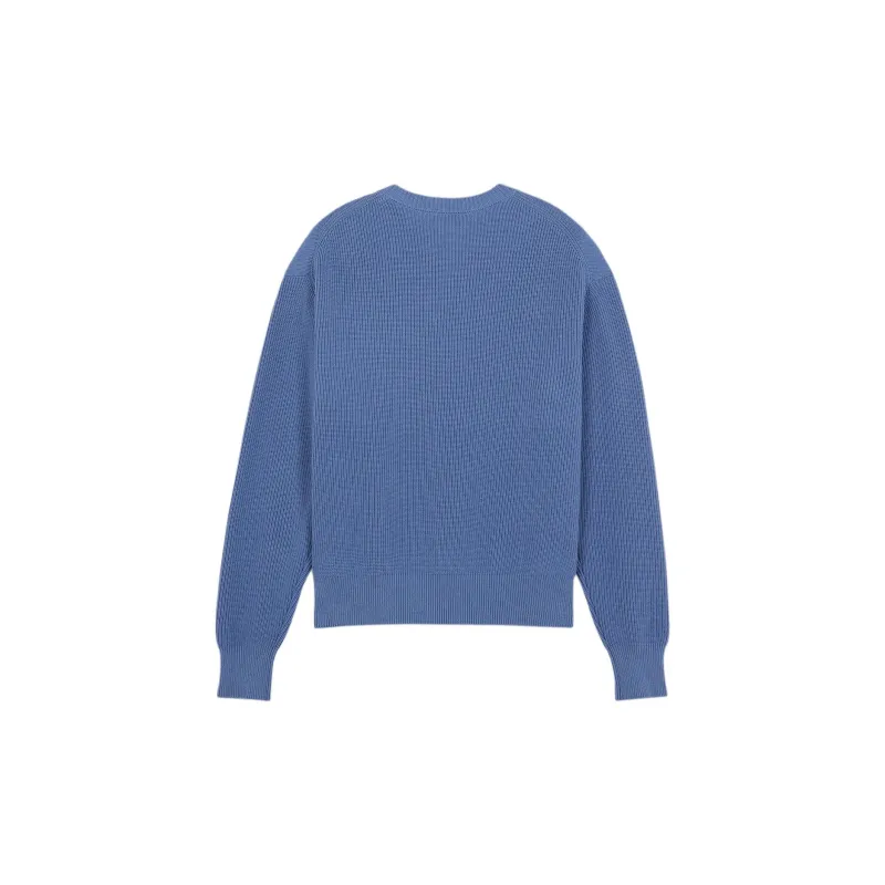 Maison Kitsune Fox Head Patch Knitted Jumper-1