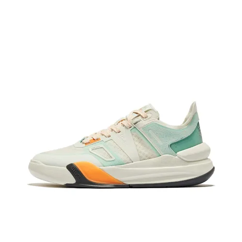 Erke Snapdragon Brave Durable Breathable Low Top Skateboard Shoes Men's Microcrystal White Bubble Green