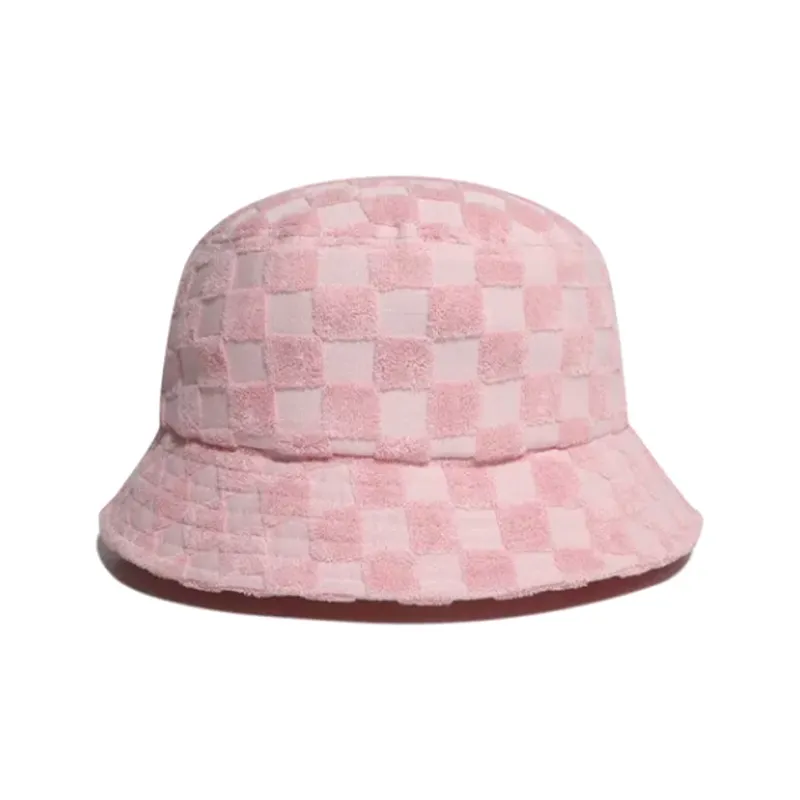 FILA Silicone Rayon Polyester Bucket Hats Kids' Pink-3