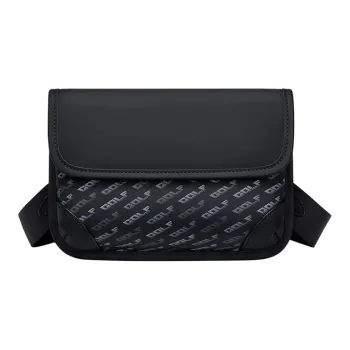 GOLF Synthetic Leather Shoulder Bag, Crossbody Bag Women's Cool Black