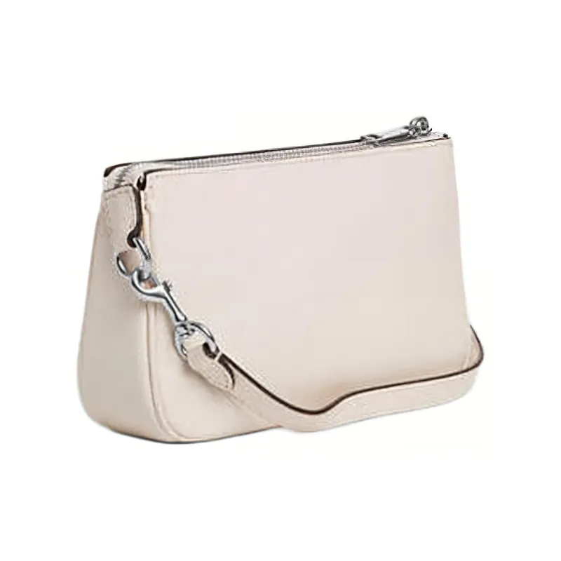 COACH Nolita Smooth Leather One Shoulder Handbags Small Size Women's White-1