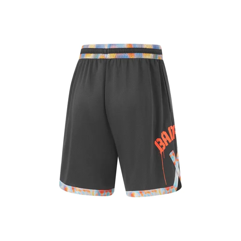 LiNing BadFive Sports Shorts Men's Obsidian Gray-1