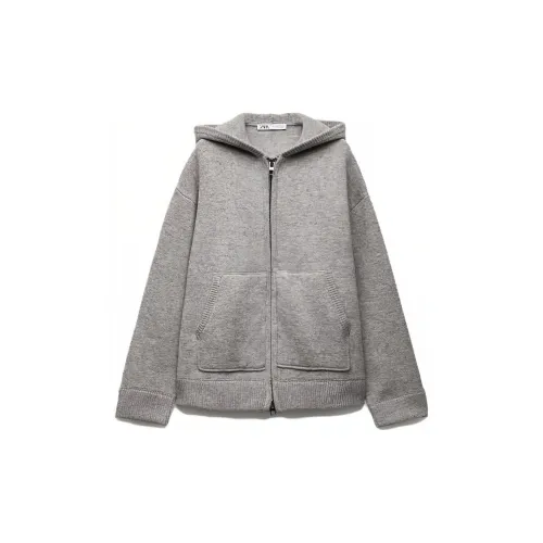 ZARA Coats Women's Medium Gray