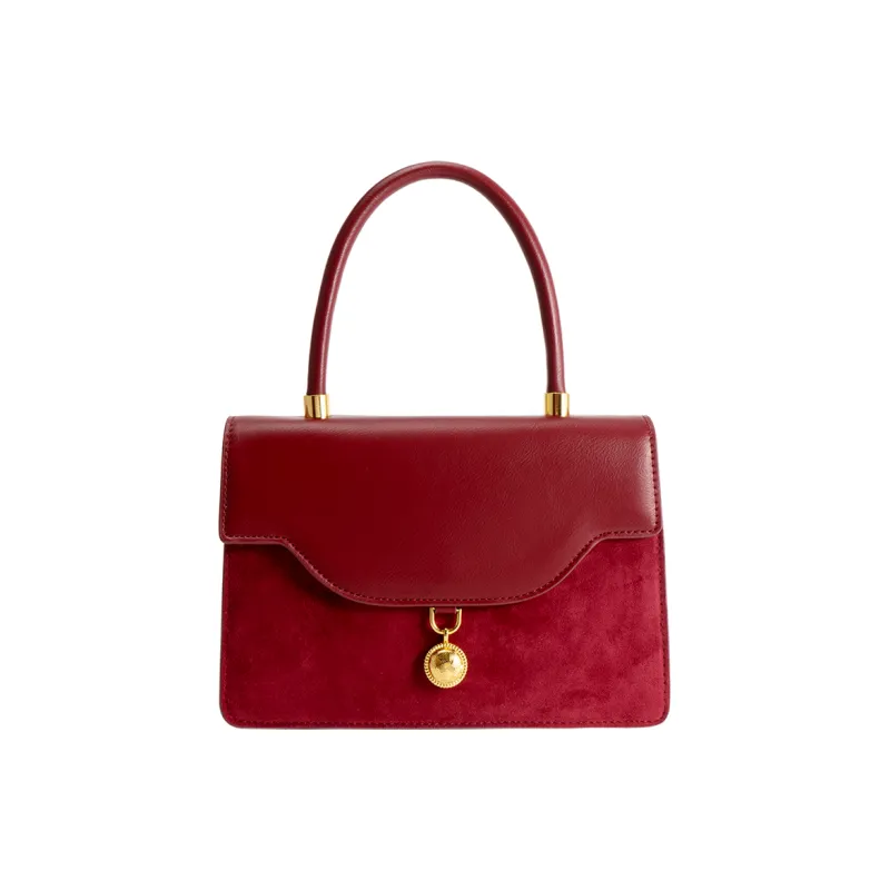 Vigno Synthetic Leather One Shoulder Handbags Regular Women's Red-1