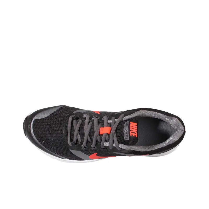 Nike Air Relentless 5 Cushioning Wear-Resistant Low-Top Running Shoes Men's Black Red-4