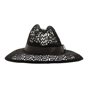 Brunello Cucinelli Straw Bucket Hats Women's Black