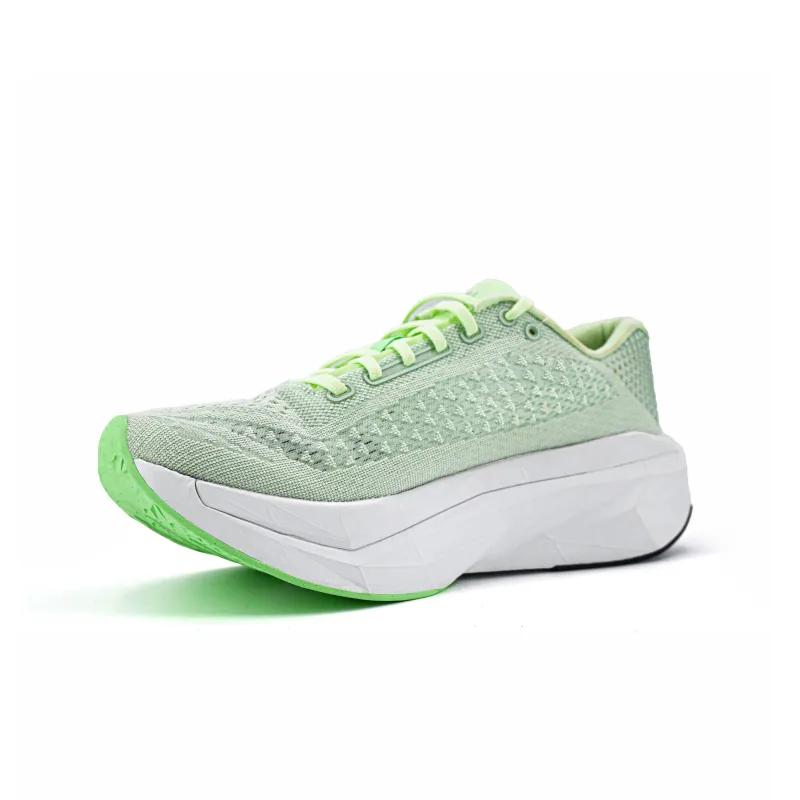 Miob&cyio Cushioned Slip-Resistant Breathable Rebound Low-Top Running Shoes Unisex Light Green-1