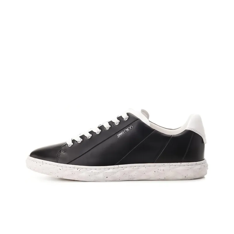 Jimmy Choo Diamond Stylish Skateboarding Shoes Men's Black-0