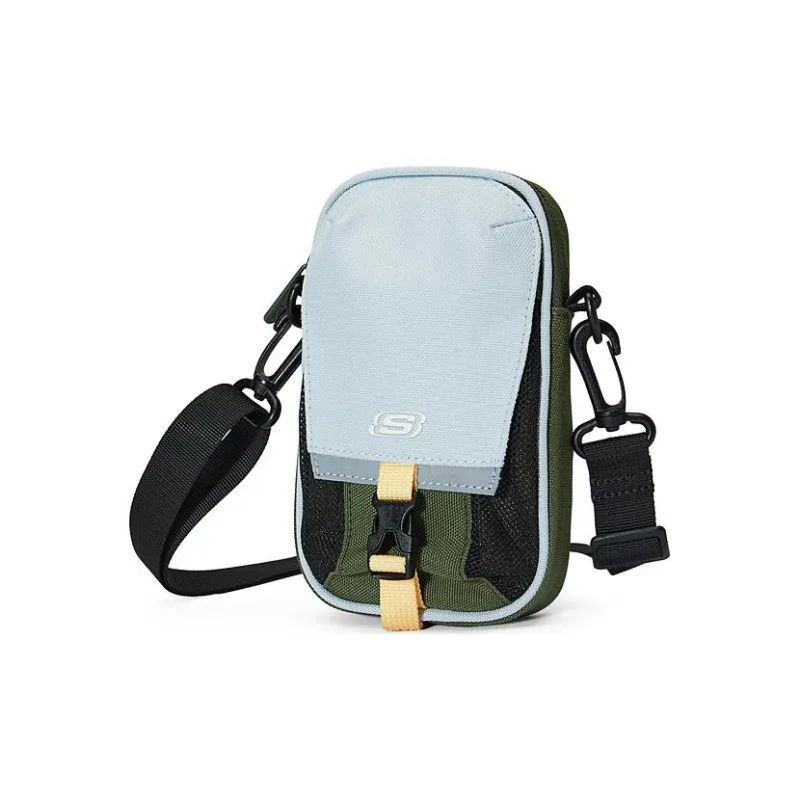 Skechers Fabric Crossbody Bag Shoulder Bag Regular Unisex Baby Light Blue & Thyme Green-1
