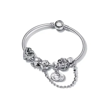 Pandora Bangles Women's Silver