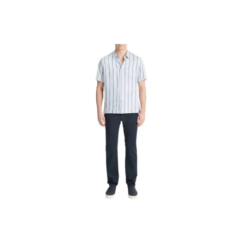 VINCE Shirts Men Light Blue