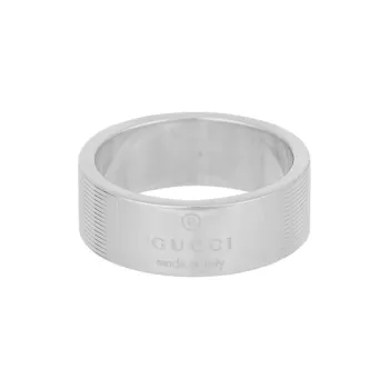 GUCCI 925 Sterling Silver Rings Unisex Silver