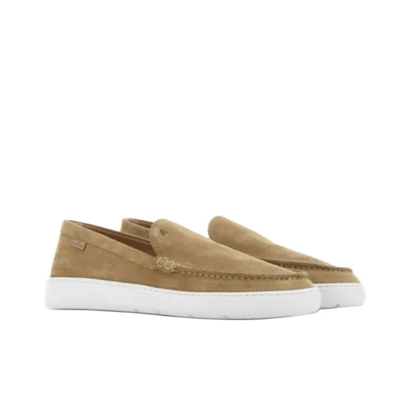 HOGAN Almond-toe Suede Loafers-2