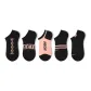 5 Pack (Black Pink Ankle Socks I Set)