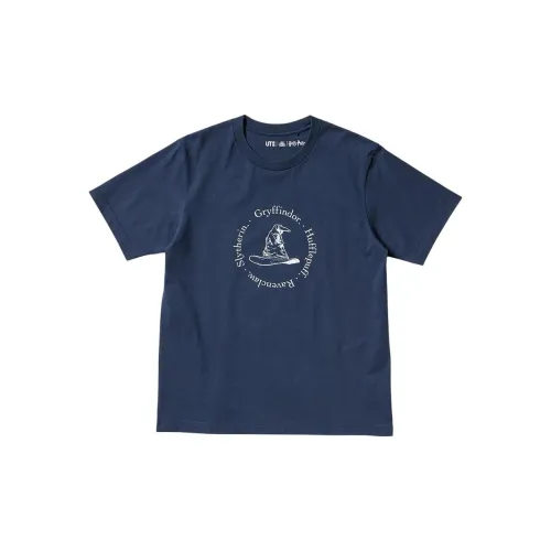 UNIQLO Harry Potter Co-brand T-Shirts Unisex Navy