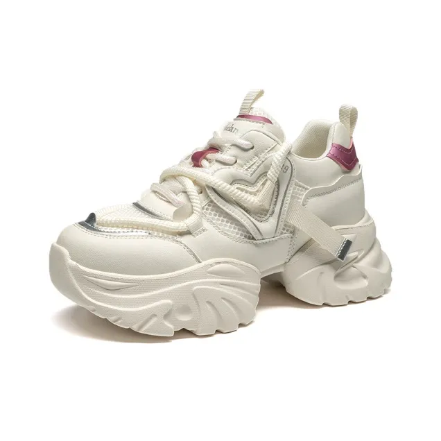 LEAVELAND Height Increasing Low-Top Chunky Sneakers Women's-1