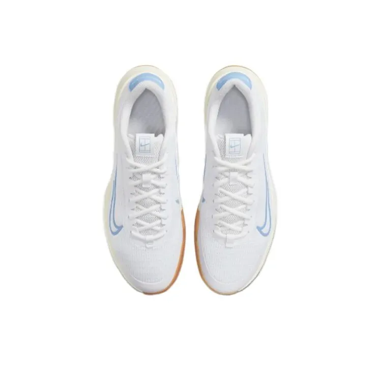 Nike Court Vapor Lite 2 Hc White Sail Gum Light Brown Light Blue-3
