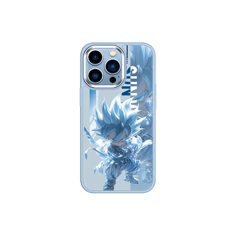 MSMF Glass Material Phone Cases For IPhone11/12/13/14 PLUS/PRO/PROMAX Cartoon-12