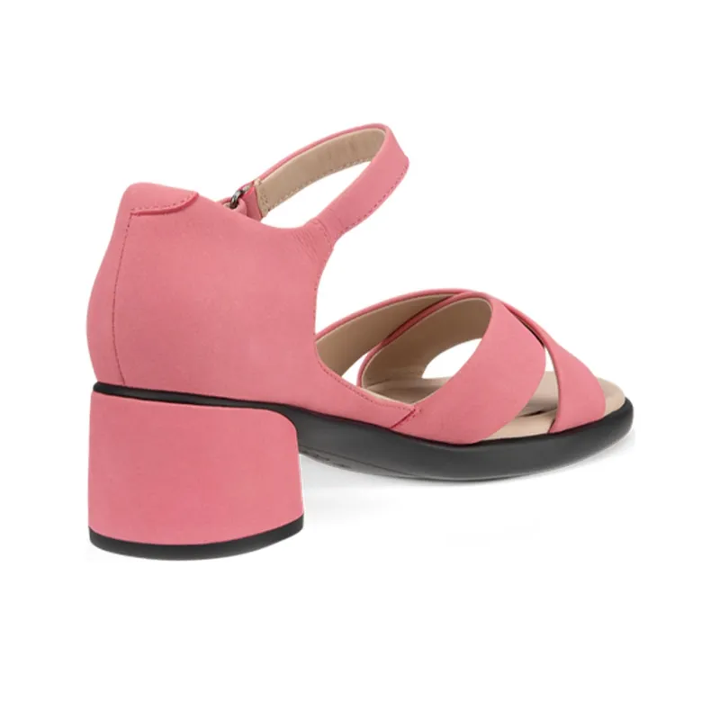 Ecco One Strap Sandals 3.5cm Women's Pink-2
