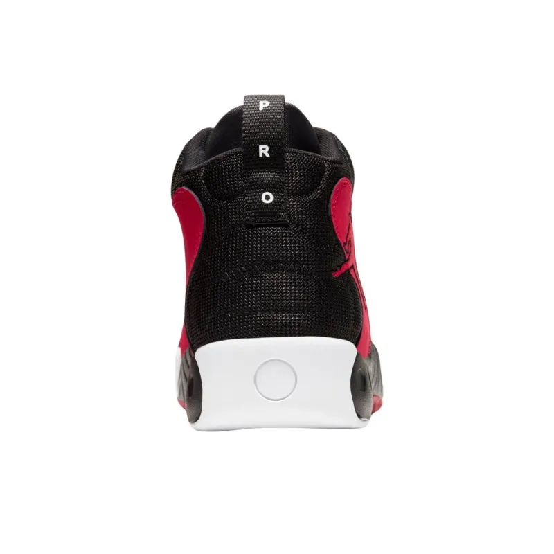 Jordan Pro RX Slip Resistant, Abrasion Resistant Cushioning Coverage High Top Vintage Basketball Shoes Men's Black Red-3