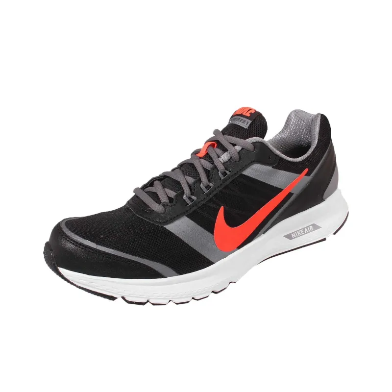 Nike Air Relentless 5 Cushioning Wear-Resistant Low-Top Running Shoes Men's Black Red-2