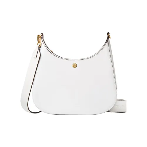 TORY BURCH Emerson Cow Split Leather Crossbody Bag Shoulder Bag Women's White