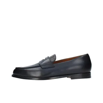 DOUCAL'S Faded Leather Penny Loafers