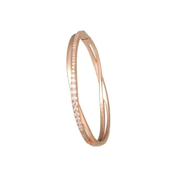Swarovski Rose Gold Tone Plated Bangles Women's Rose Gold