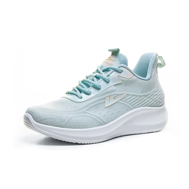 WARRIOR Running Shoes Women's Low Top Green Blue-1