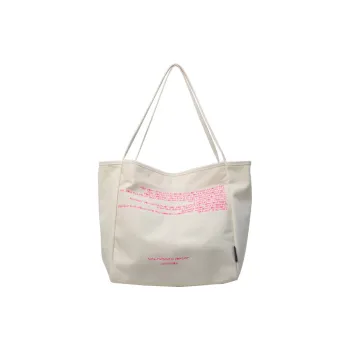 BALANG Canvas Canvas Bag Tote Tote Bag Commute Bag Shoulder Bag Regular Women's Ecru/Black/Khaki/Gray