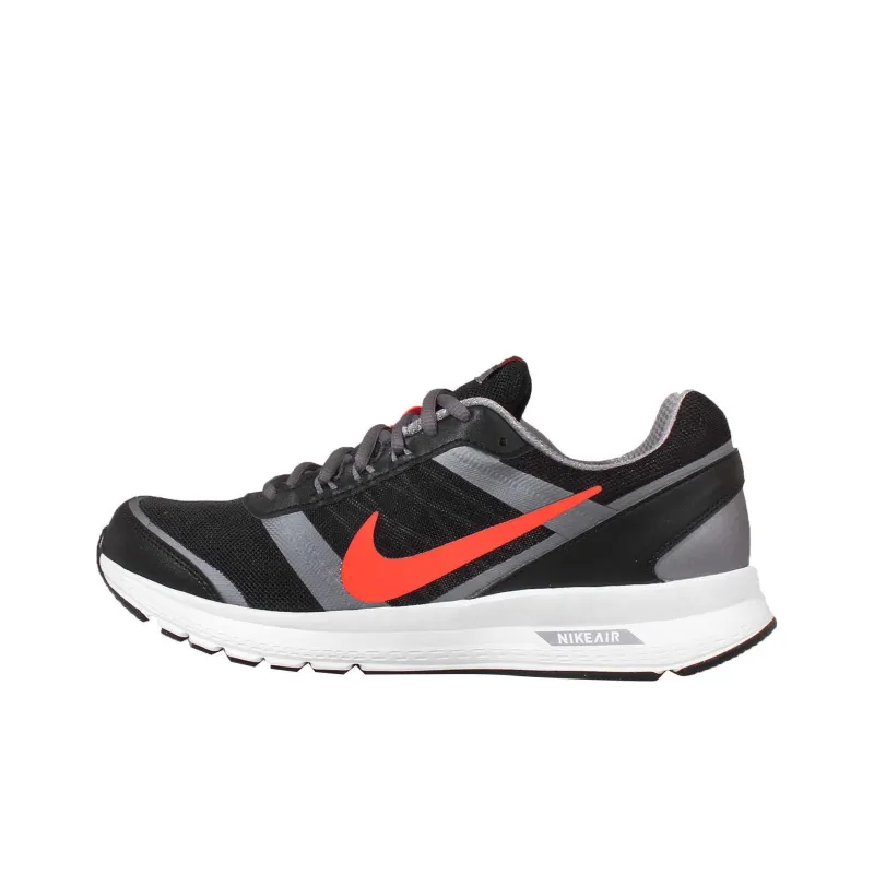 Nike Air Relentless 5 Cushioning Wear-Resistant Low-Top Running Shoes Men's Black Red-0