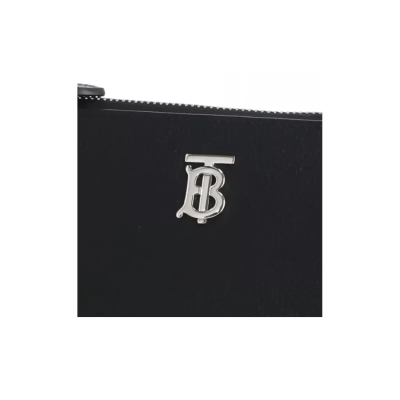 Burberry Calfskin Shoulder Bag Crossbody Bag Unisex Black-4