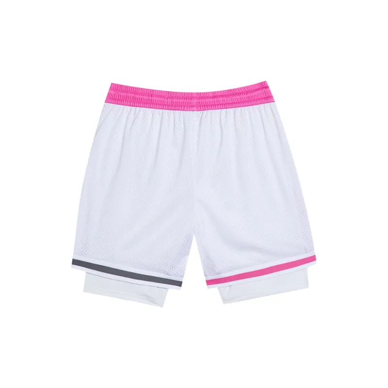 RIGORER Sports Knitted Fabric Mock Two Piece Compression Shorts Unisex-1