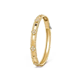 Van Cleef & Arpels Perlee Sweet Clovers Bangles Women's