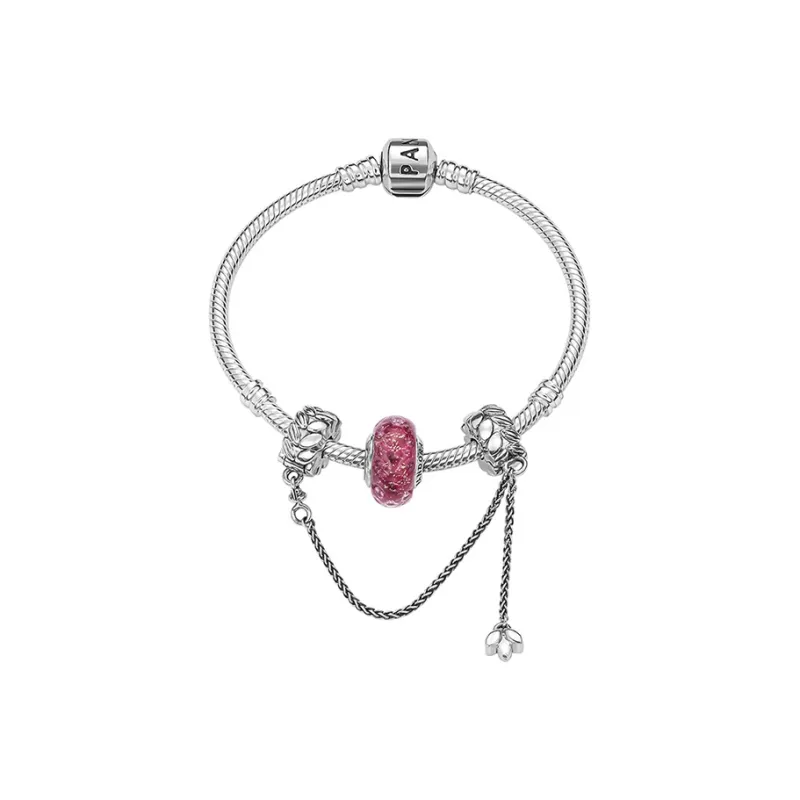 Pandora 925 Sterling Silver Bangles Women's Silver-0