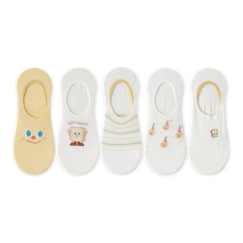 Caramella No Show Socks Women's 5 Pack-7