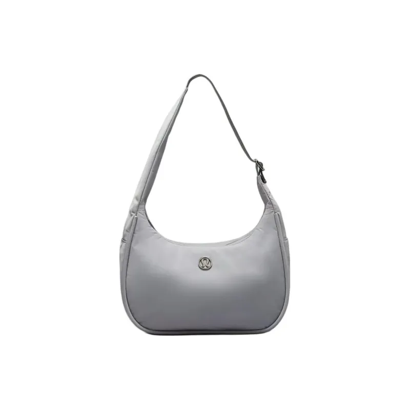 Lululemon Recycled Nylon With Recycled Polyester Handbag, Shoulder Bag Regular Women's Silver Drop-0