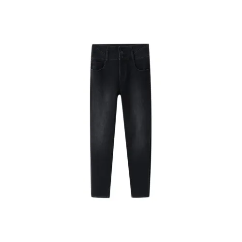 BASIC HOUSE Casual Pants Women's Black