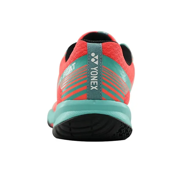 YONEX Cushioning, Slip Resistant, Abrasion Resistant, Breathable, Coverage, Support Low Top Badminton Shoes Women's Red-4