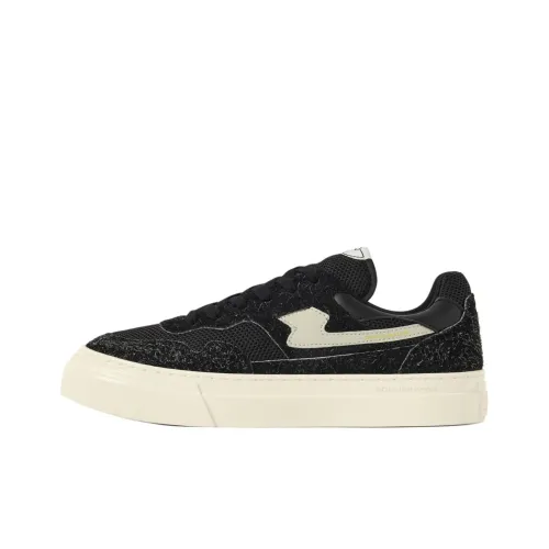 Stepney Workers Club S-Strike Skateboard Shoes Unisex Low-Top Black