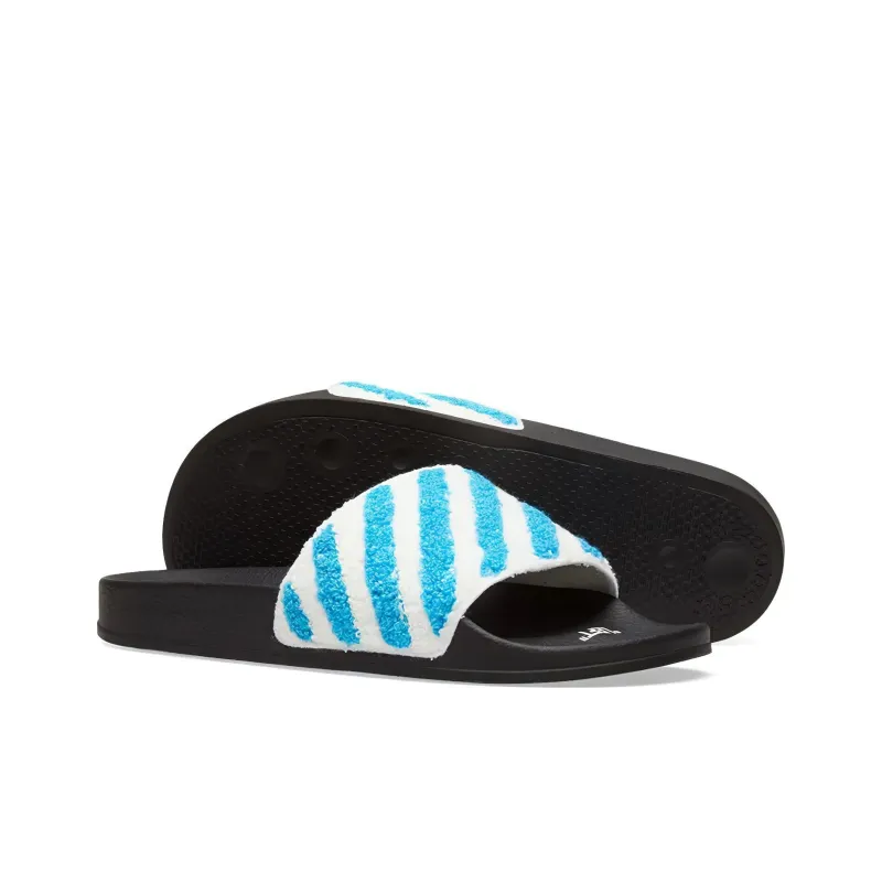 OFF-WHITE Rubber Sole Slip-Resistant Slide Slippers Men's Blue White-4