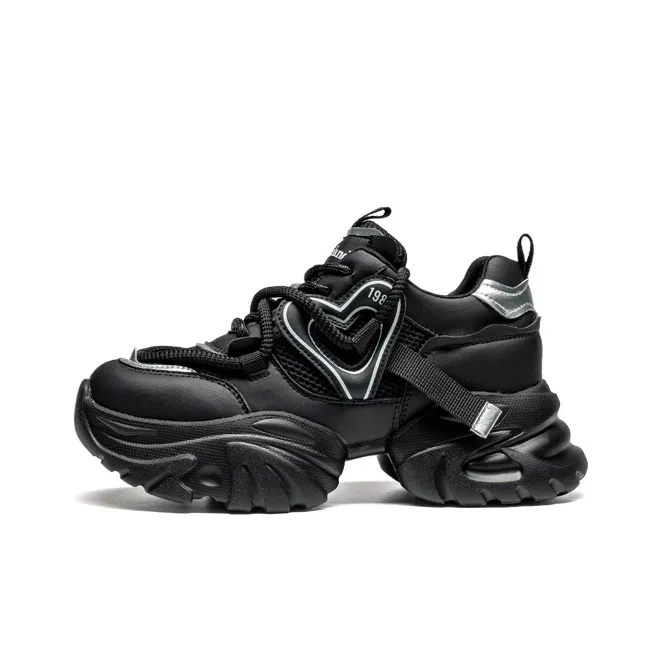 LEAVELAND Height Increasing Low-Top Chunky Sneakers Women's-5