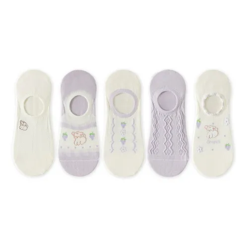Caramella No Show Socks Women's 5 Pack