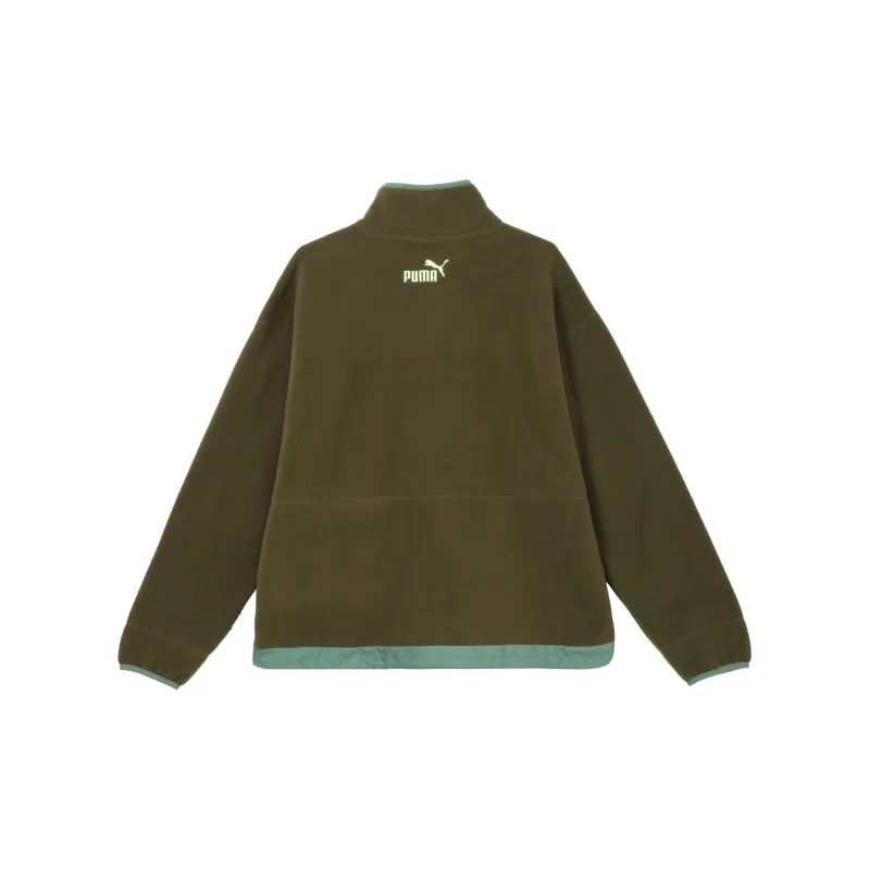 PUMA Velvet Jackets Unisex Khaki-1